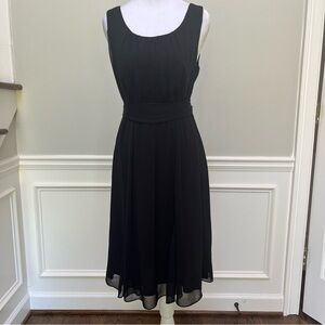 The Limited Black Silky Midi Dress 2